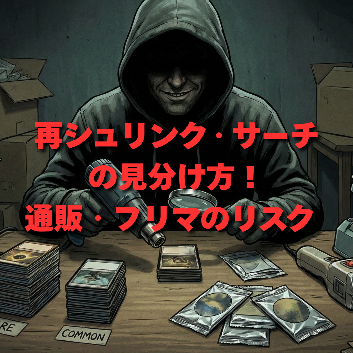 ポケカ再シュリンク・サーチの見分け方！メルカリ・Amazonのリスク