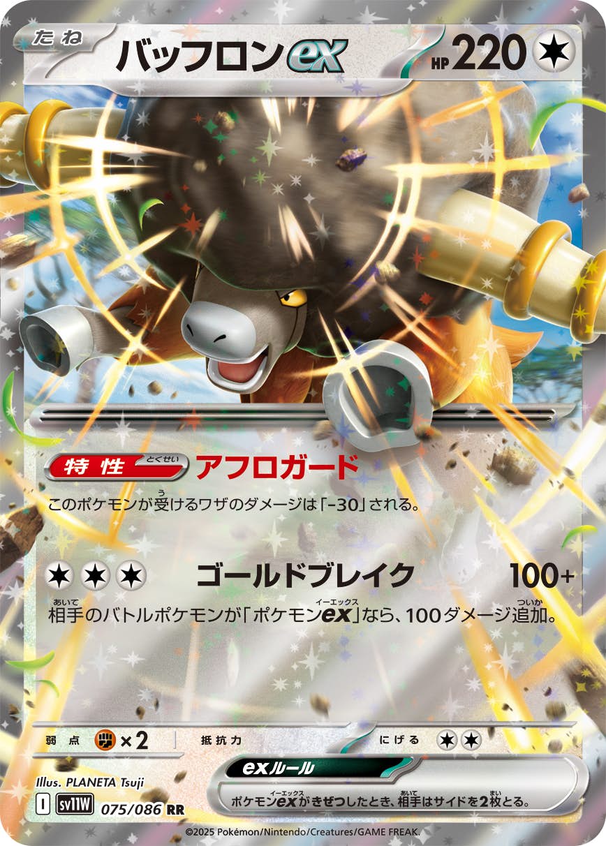 PSA10 ポケモンカード バッフロンex SAR SV11W 172/086 02f06d5e-67a1-4f60-8f59-