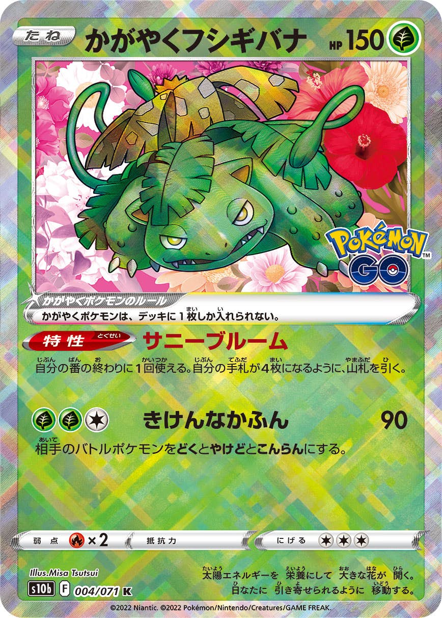 フシギバナ eカード キラ ホロ レア大玉ホロ ポケモンカード フシギバナ 旧裏 キラ ホロ レア