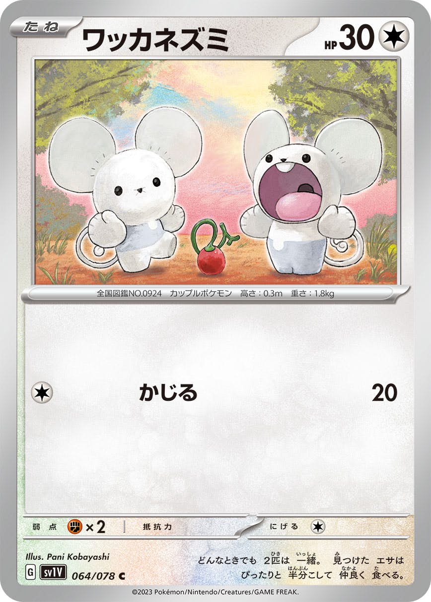 イッカネズミ　ワッカネズミ　まとめ売り 状態B】ワッカネズミ C (064/078) [sv1v] の通販・買取価格