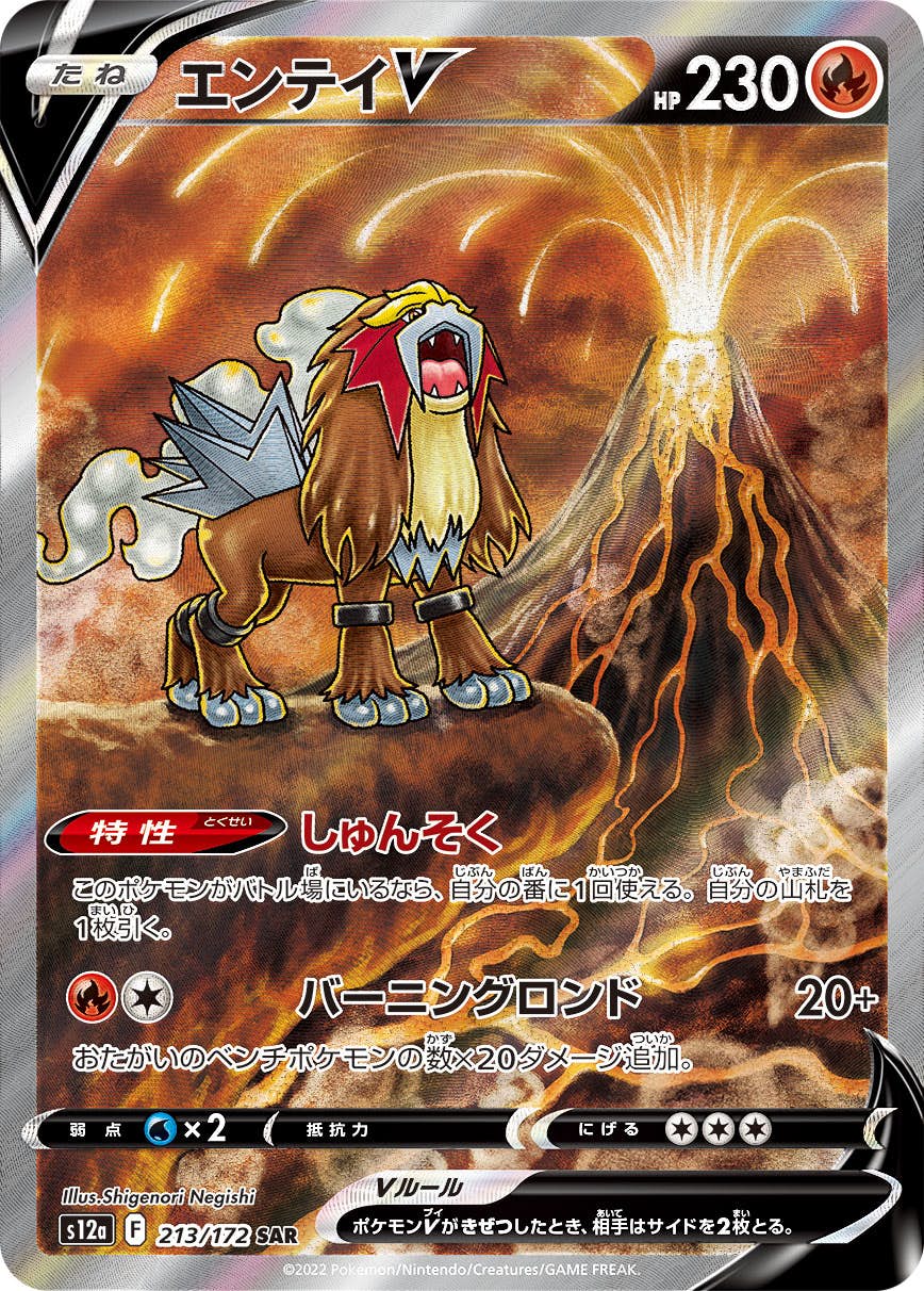 エンテイV SAR (213/172) [S12A] ※PSA10鑑定済