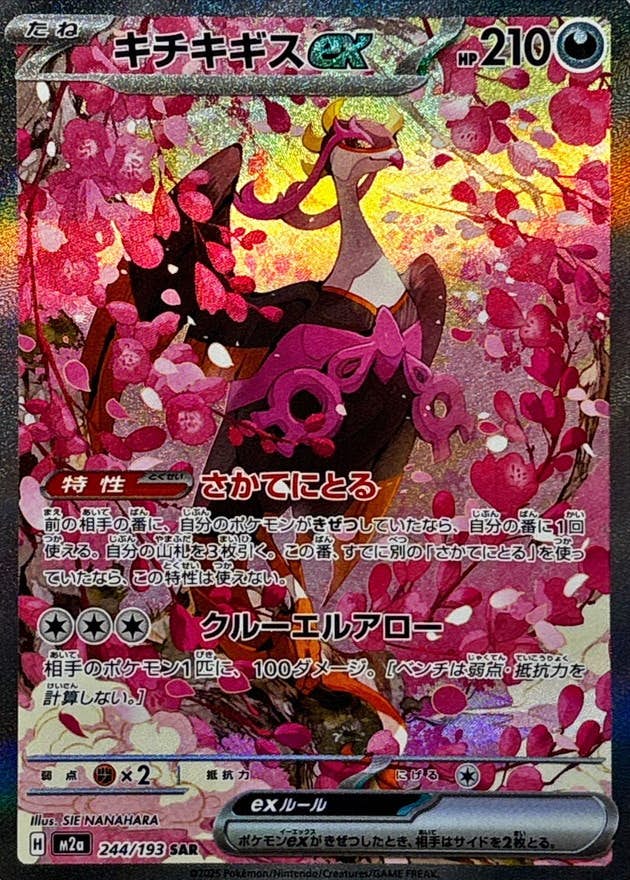 状態B】キチキギスex SAR (244/193) [M2a] の通販・買取価格（ポケモン