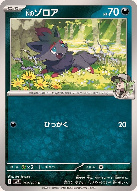 Nのゾロア C (060/100) [SV9] 
